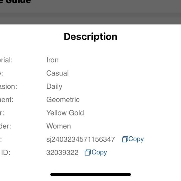 Gold Africa Map Hoop Earrings - Picture 5 of 6